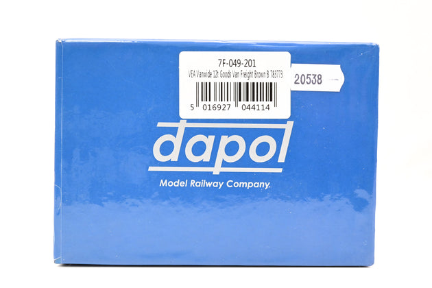 Dapol 7mm O Gauge 7F-049-201 12T VEA Freight Brown No.B783773 - Boxed