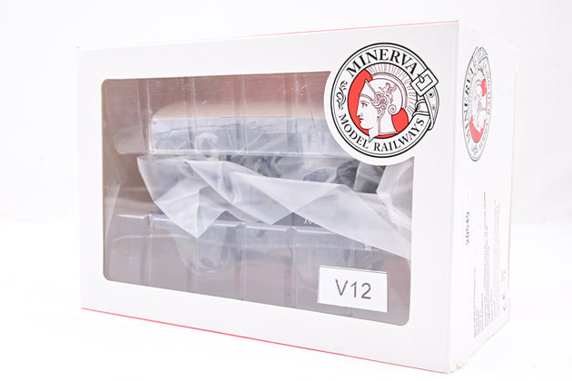 Minerva 7mm O Gauge GW Dark Grey Iron Mink Covered Wagon No.82001 - Boxed