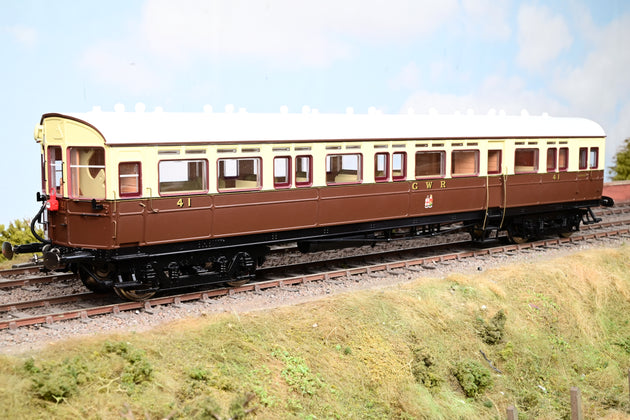 Lionheart O Gauge Great Western 1930's Livery Autocoach No.41 - Boxed