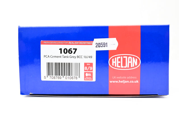 Heljan O Gauge 1067 PCA Cement Tank Grey No. 10816 - (Renumbered)