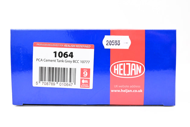 Heljan O Gauge 1064 PCA Cement Tank Grey No. 10771 - with Grafitti