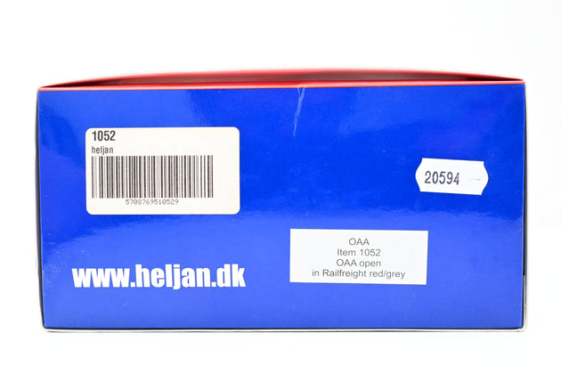 Heljan 7mm O Gauge 1052 Railfreight Red & Grey OAA Open Wagon No.100068 - Boxed