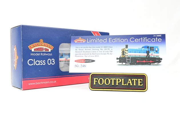 Bachmann OO Gauge 31-360Z Network Southeast Class 03 No.03179 - Boxed