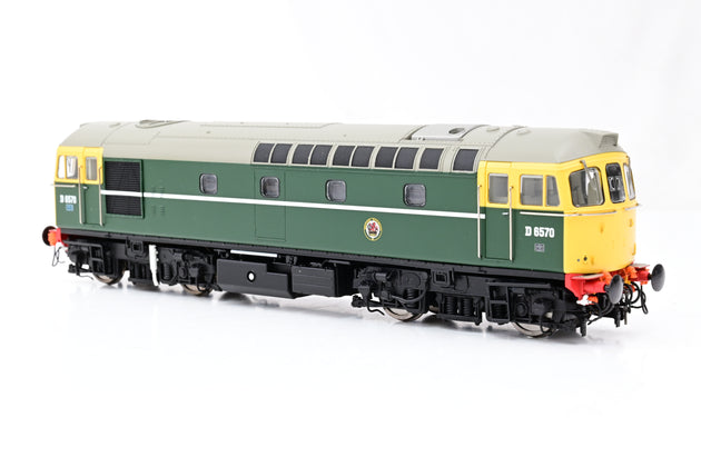 Heljan OO Gauge 34141 BR Green Class 33 No.D6570 - Boxed
