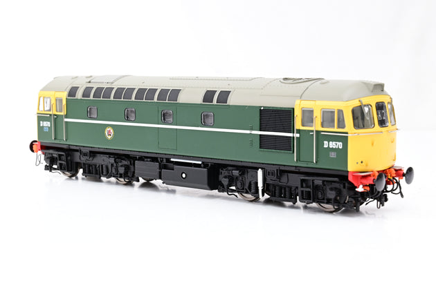Heljan OO Gauge 34141 BR Green Class 33 No.D6570 - Boxed