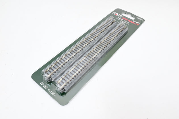 Kato N Gauge 20-010 186mm Straight Track Pieces (4 Pieces)