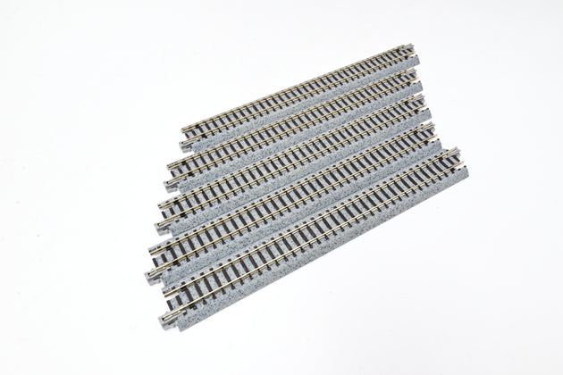 Kato N Gauge 20-010 186mm Straight Track Pieces (5 Pieces) - Used
