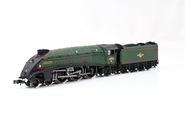 Dapol N Gauge 2S-008-015d A4 Mallard BR Green Late Crest No.60022 - Boxed - Boxed