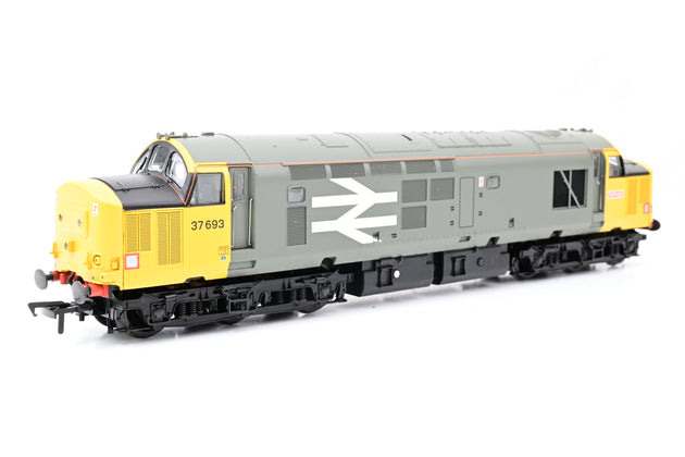 Bachmann OO Gauge 32-376DS Class 37/5 Diesel Railfreight Grey/Yellow No.37693 - DCC Sound, Boxed