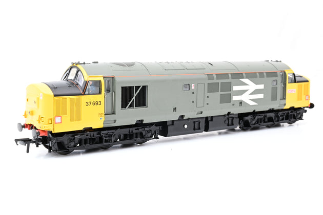 Bachmann OO Gauge 32-376DS Class 37/5 Diesel Railfreight Grey/Yellow No.37693 - DCC Sound, Boxed