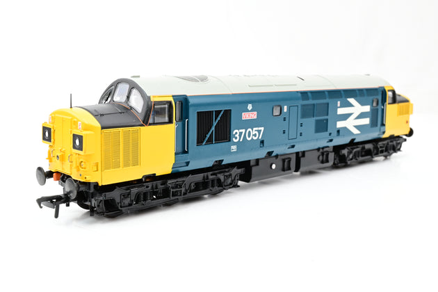 Bachmann OO Gauge 32-781DS Class 37/0 Diesel Large Logo Blue/Yellow Viking No.37057 - DCC Sound, Boxed