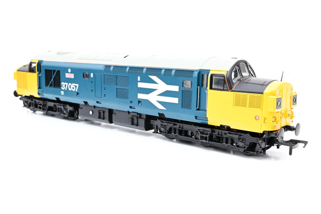 Bachmann OO Gauge 32-781DS Class 37/0 Diesel Large Logo Blue/Yellow Viking No.37057 - DCC Sound, Boxed