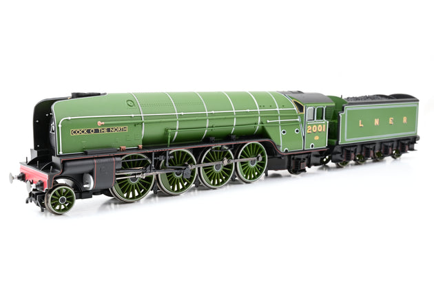 Hornby OO Guage R3246TTS LNER 2-8-2 Class P2 Cock O' the North No.2001 - Digital Sound, Boxed