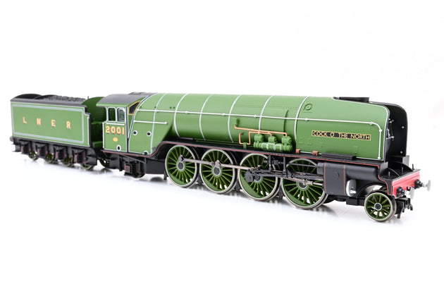 Hornby OO Guage R3246TTS LNER 2-8-2 Class P2 Cock O' the North No.2001 - Digital Sound, Boxed