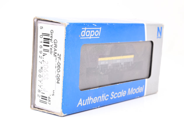 Dapol N Gauge 2F-060-004 Grampus Engineers Grey/Yellow Dutch No.DB991487 - Boxed