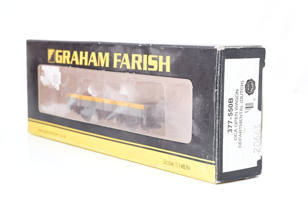 Graham Farish N Gauge 377-550B OCA Wagon Departmental Dutch Livery - Boxed