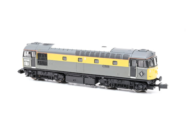 Dapol N Gauge 2D-001-002 Class 33/0 Merlin Engineers Grey/Yellow Dutch No.33046 - Boxed