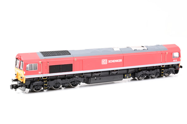 Dapol N Gauge 2D-007-008D Class 66 DB Schenker Red No.66114 - DCC Fitted, Boxed