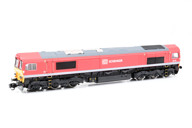 Dapol N Gauge 2D-007-008D Class 66 DB Schenker Red No.66114 - DCC Fitted, Boxed