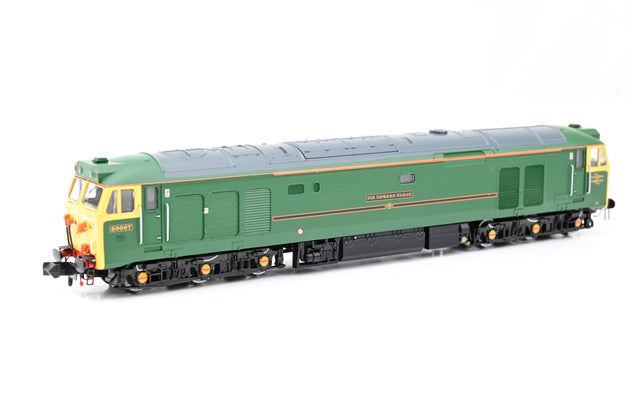 Dapol N Gauge 2D-002-004 Class 50 Sir Edward Elgar BR Lined Green No.50007 - Boxed