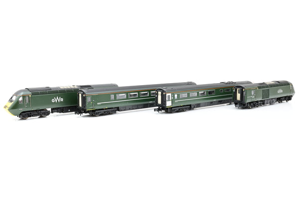 Dapol N Gauge 2D-010-009 Class 43 HST + 2 MK3 Bookset GWR Green No.43187 43188 - Boxed