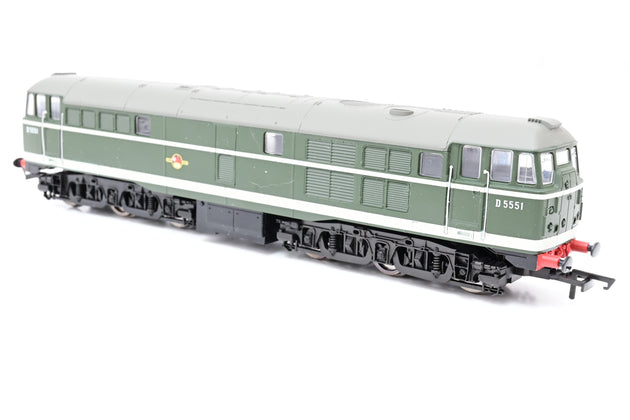 Hornby OO Gauge R3592TTS BR Green Class 31 No.D5551 - DCC Sound, Boxed