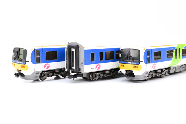 Bachmann OO Gauge 31-027 First Great Western Link 3 Car Class 166 DMU - Boxed