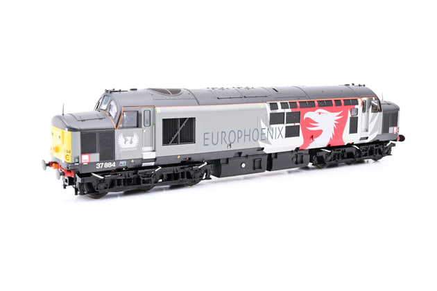 Bachmann OO Gauge 32-393A Bachmann Class 37/7 Cassiopeia Europhoenix No.37800 - DCC Sound, Boxed