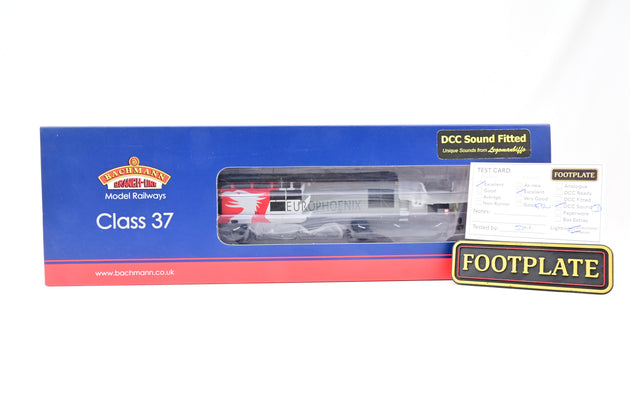 Bachmann OO Gauge 32-393A Bachmann Class 37/7 Cassiopeia Europhoenix No.37800 - DCC Sound, Boxed