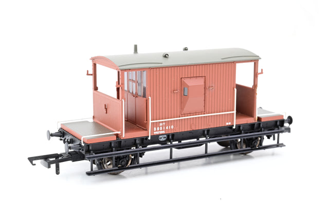 Hornby OO Gauge R6508 20 Toad Brake Van BR Bauxite No.B951410 - Boxed