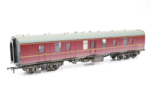 Bachmann OO Gauge 39-176E BR MK1 BG Coach Full Brake BR Maroon Weathered No.W80725 - Boxed