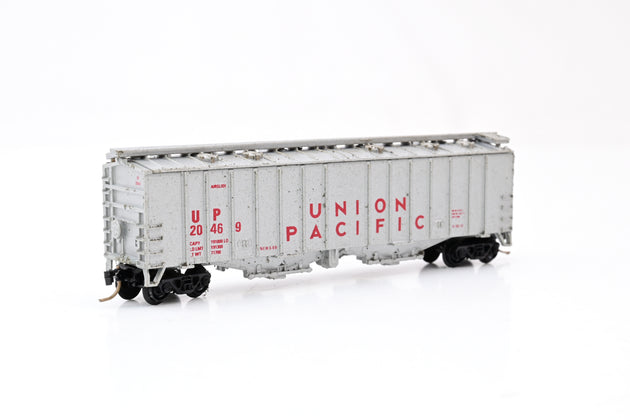 Delaware Valley N Gauge 50ft 4180cu.ft. Airslide Covered Twin Hopper Car Union Pacific No.20469 - Boxed