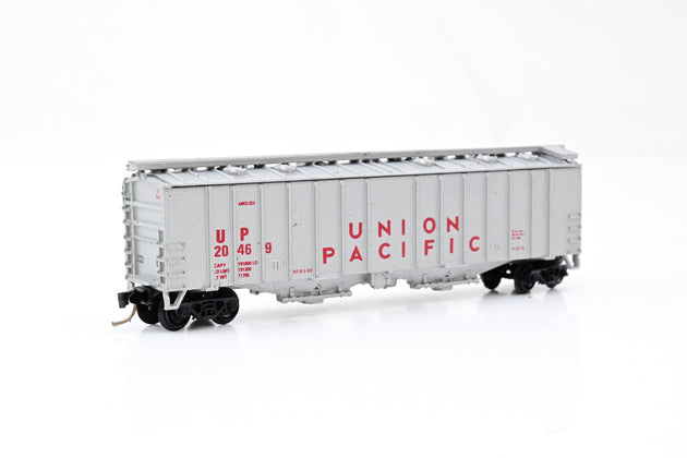 Delaware Valley N Gauge 50ft 4180cu.ft. Airslide Covered Twin Hopper Car Union Pacific No.20469 - Boxed