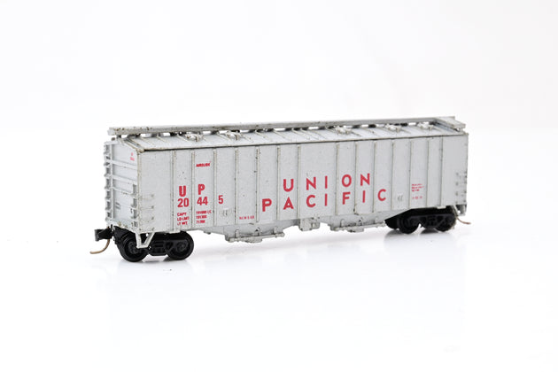 Delaware Valley N Gauge 50ft 4180cu.ft. Airslide Covered Twin Hopper Car Union Pacific No.20445 - Boxed