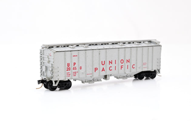 Delaware Valley N Gauge 50ft 4180cu.ft. Airslide Covered Twin Hopper Car Union Pacific No.20450 - Boxed