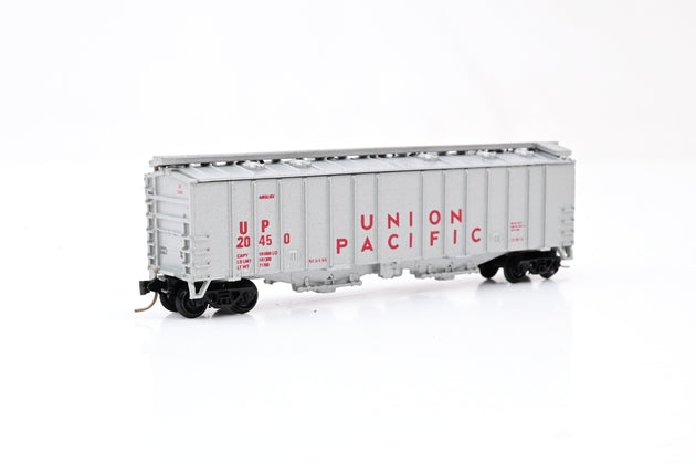 Delaware Valley N Gauge 50ft 4180cu.ft. Airslide Covered Twin Hopper Car Union Pacific No.20450 - Boxed