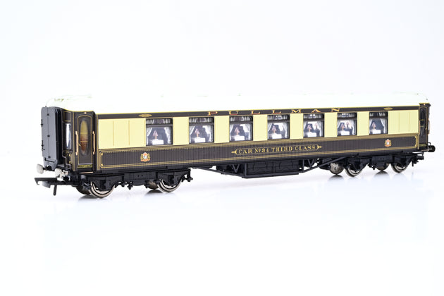 Hornby OO Gauge R4144A Pullman Umber & Cream Wood-sided Third Class Parlour Car No.34