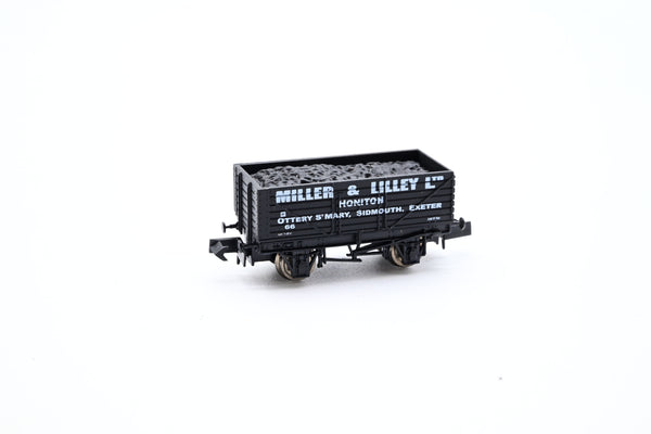 Dapol N Gauge NB-021 Miller & Lilley 7 Plank Open Wagon - Boxed