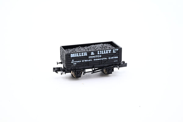 Dapol N Gauge NB-021 Miller & Lilley 7 Plank Open Wagon - Boxed