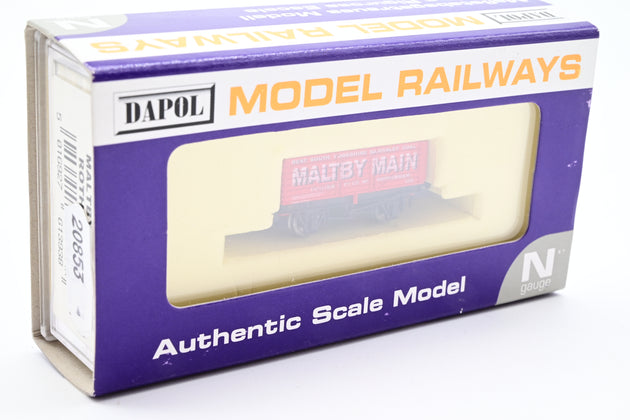 Dapol N Gauge NB-073 Maltby Main Rtherham 7 Plank Open Wagon - Boxed