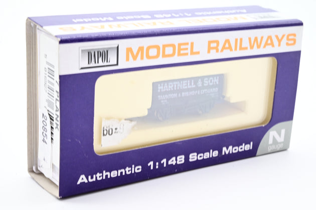 Dapol N Gauge NB-025 Hartnell 7 Plank Open Wagon - Boxed