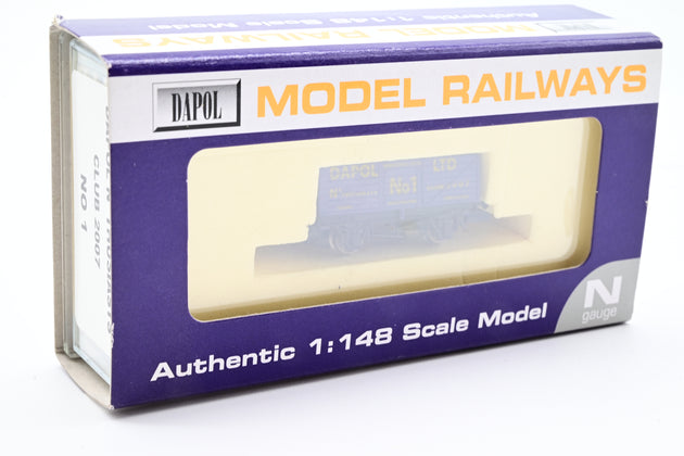 Dapol N Gauge N Thusiasts Club 2007 7 Plank Open Wagon - Boxed