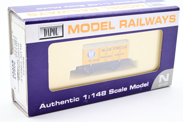 Dapol N Gauge NB-035 Blue Circle Gunpowder Van - Boxed