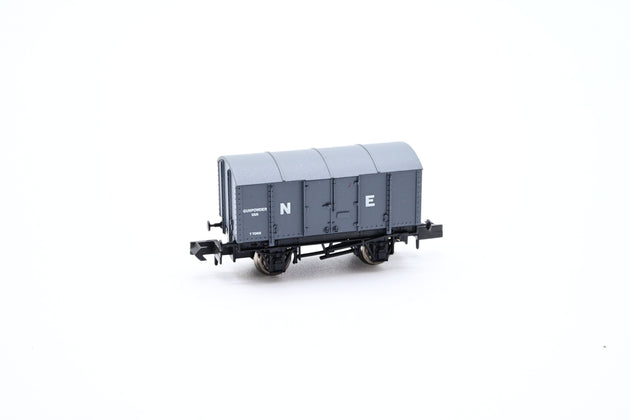 Dapol N Gauge NB-011 North Eastern Grey Gunpowder Van - Boxed