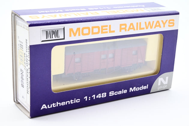 Dapol N Gauge NB-014 BR Maroon CCT Van No.M527467 - Boxed