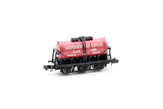 Dapol N Gauge NB-031 Independant Milk Supplies 6 Wheel Milk Tank - Boxed
