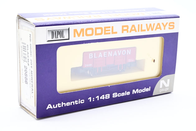 Dapol N Gauge NB-060C Blaenavon 20 Ton Steel Mineral Wagon No.2449 - Boxed