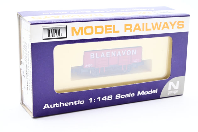 Dapol N Gauge NB-060D Blaenavon 20 Ton Steel Mineral Wagon No.2450 - Boxed