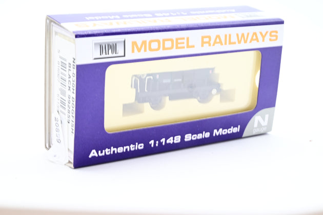 Dapol N Gauge NB-030H BR Black Dogfish Wagon No.992859 - Boxed