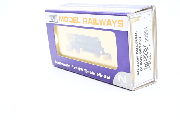 Dapol N Gauge NB-030K BR Black Dogfish Wagon No.993058 - Boxed